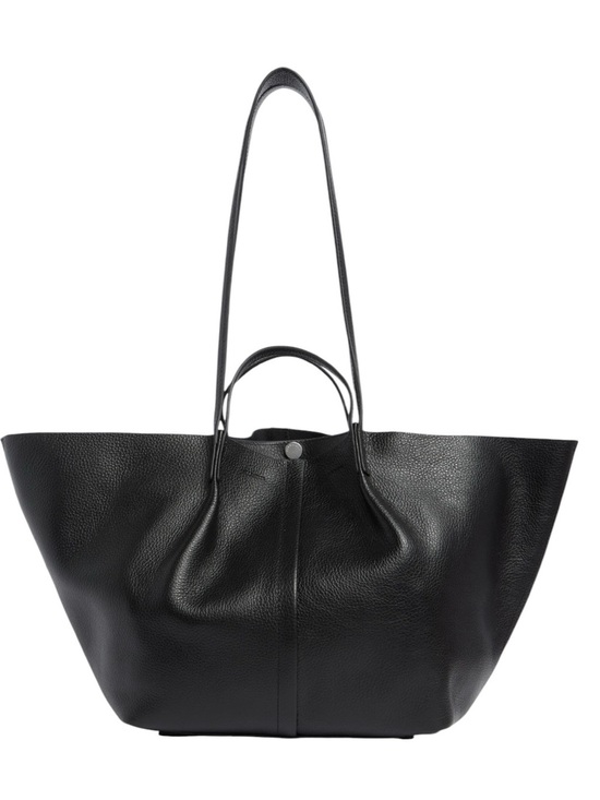 All Saints Handbags - AllSaints Odette Black Pebbled Leather Tote Bag Large Shopper NWT Dust Bag Inclu